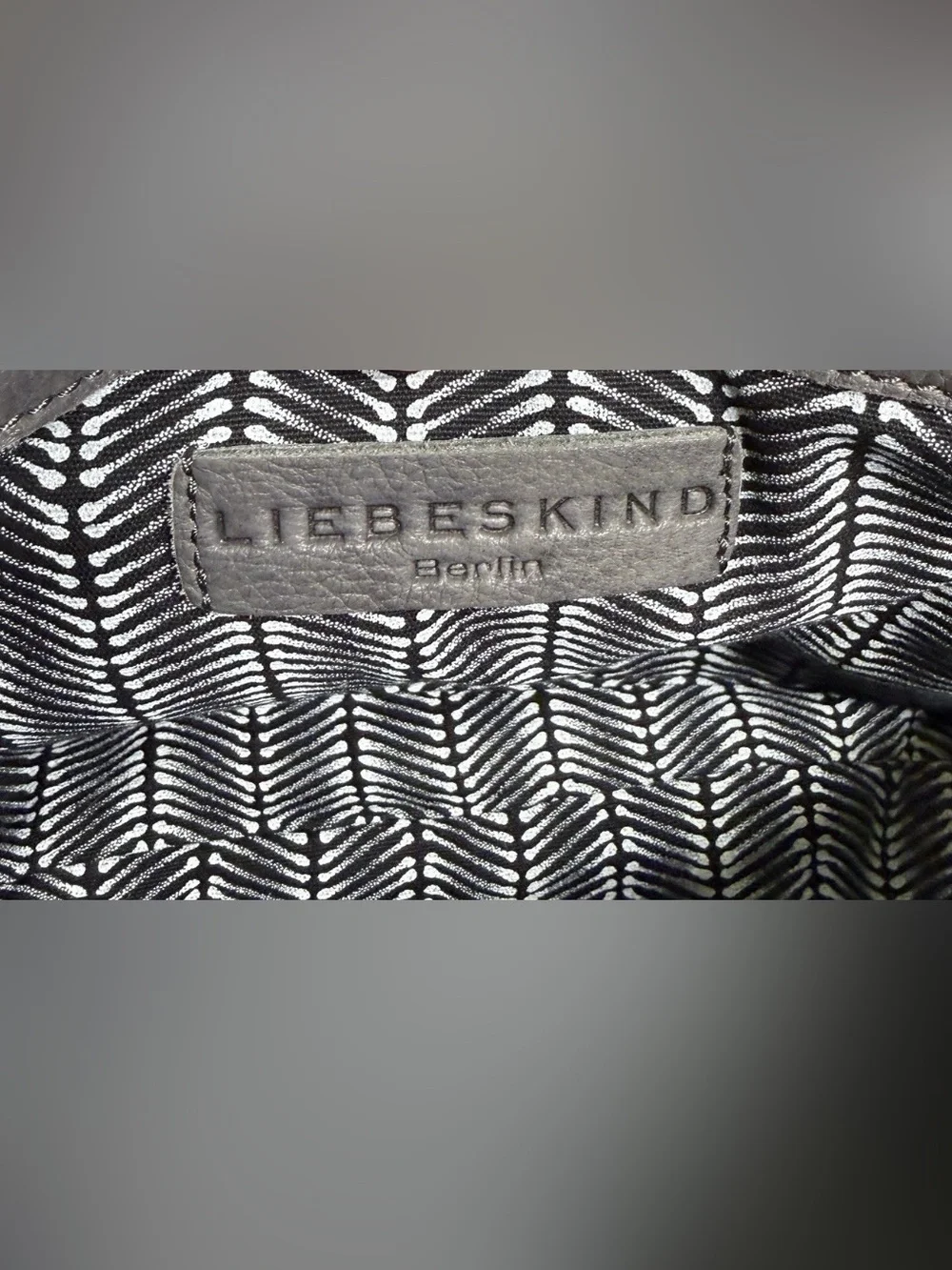 Liebeskind Berlin gray leather bag